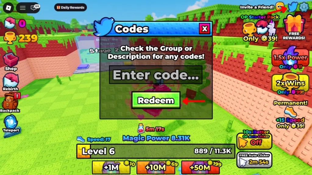 Roblox +1 Magic Evolution Codes ล่าสุด แจกโค้ดรับ Pet ฟรี