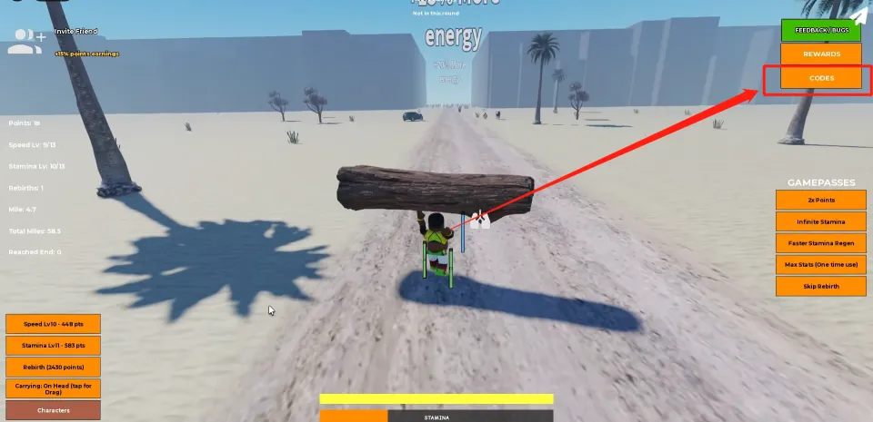 Roblox Stay Hard Run Codes - August 2026 image1