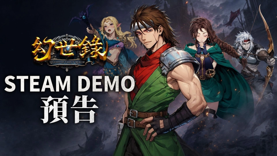 《幻世錄 重製版》Steam 試玩版即日起免費開放下載！ 全新戰鬥介面、角色最終轉職與全新卡牌玩法同步公開