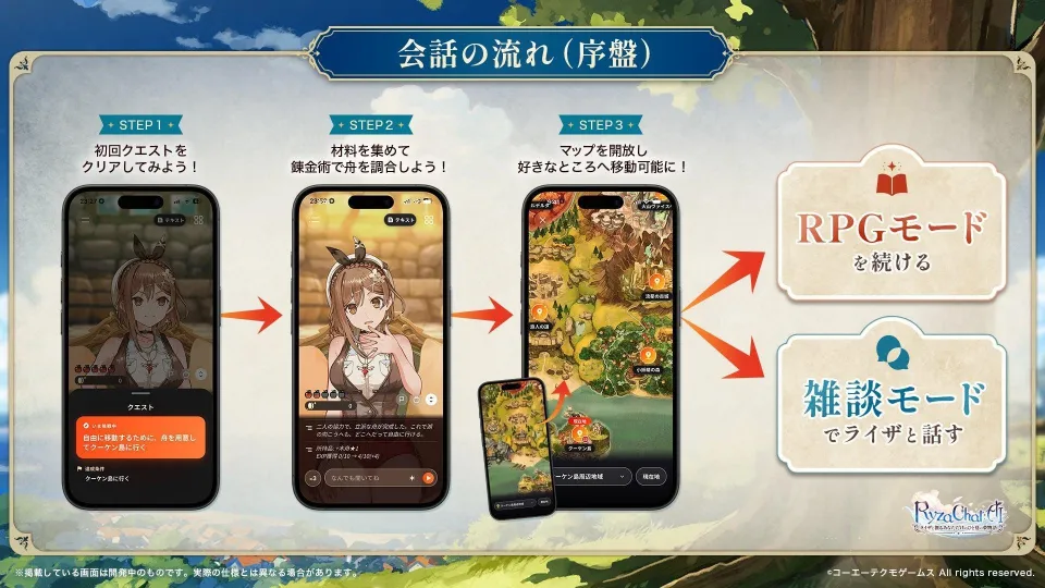 RyzaChat_AIライザと創るあなただけのひと夏の夢物語_日本SpiralAI 取得光榮特庫摩遊戲授權,於日本正式推出自由劇本型 AI 對話式 RPG image6