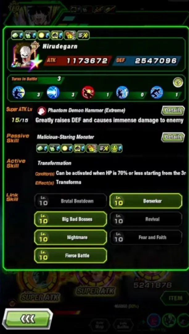 Best Hidden Potential for Dragon Ball Z Dokkan Battle EZA Hirudegarn Build .jpg