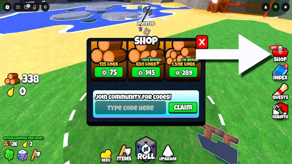 Roblox Axe RNG Codes ล่าสุด รับ Potion และ Crystal ฟรี