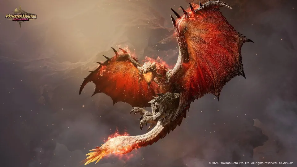 2026-08-26 Garena 新聞稿_《魔物獵人：旅人》原創新魔物——古龍種「光稜龍」於全球首度公開，商店預約同步開啟 image2