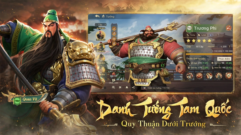 Game SLG Tam Quốc hành quân tự do Tam Quốc: Tranh Bá Thiên Hạ chính thức khai mở đăng ký trước, hẹn trước nhận miễn phí Quan Vũ