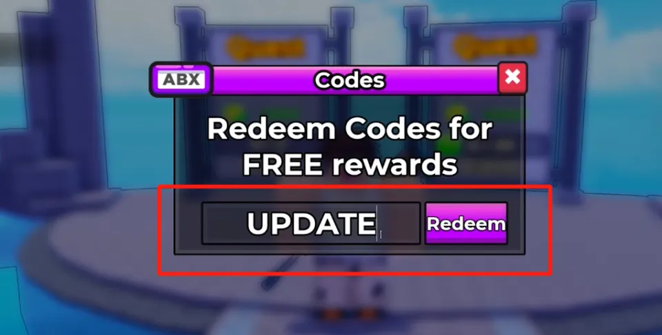 Press the Redeem button