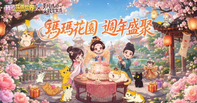 《我的花園世界》週年慶攜手《黃阿瑪的後宮生活》重磅聯動登場