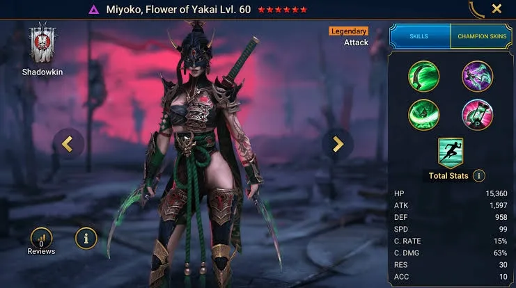 Miyoko, Flower of Yakai – The Cooldown Assassin