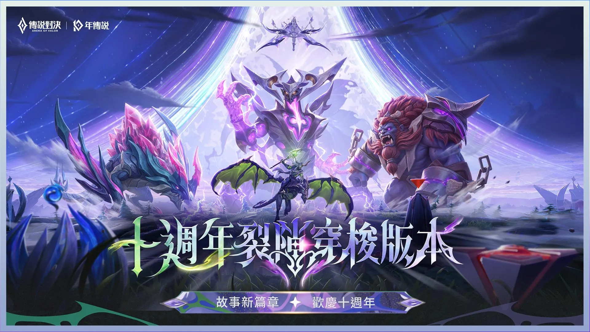 2026-09-24 Garena 新聞稿_《Garena 傳說對決》「十週年裂隙穿梭版本」登場.docx image1