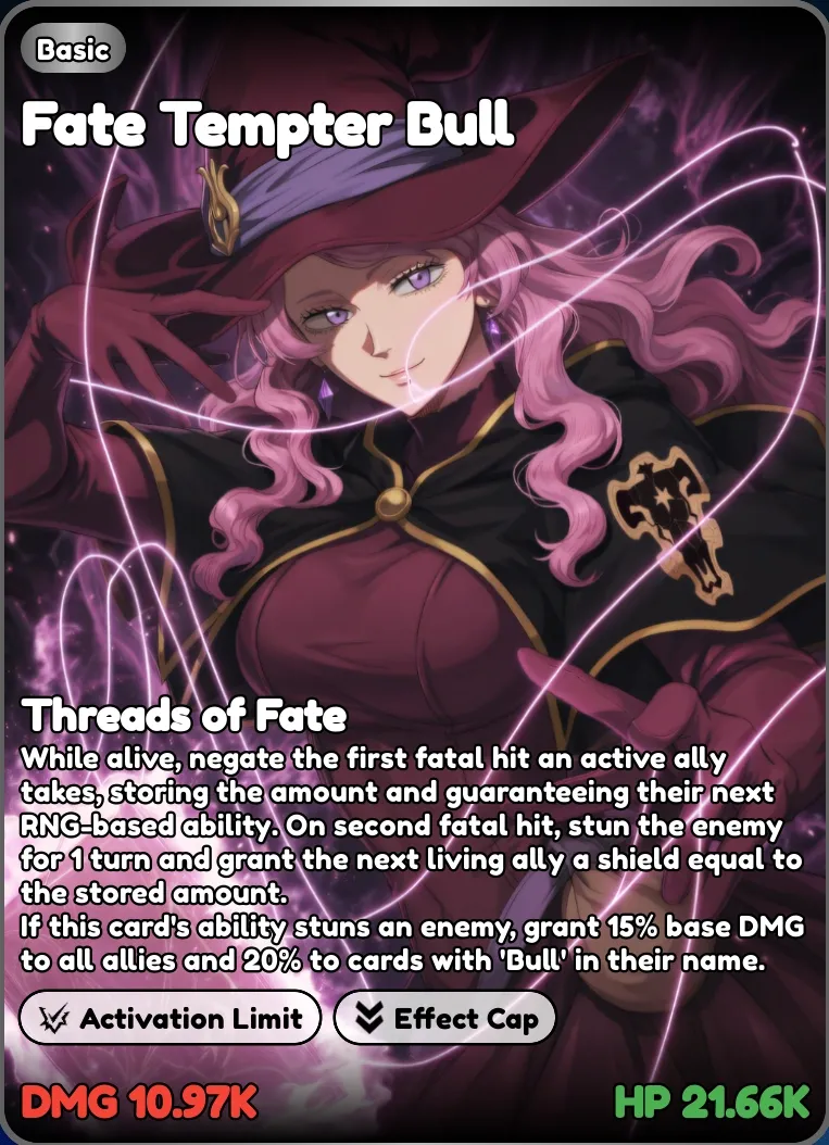 Rainbow Fate Tempter Bull