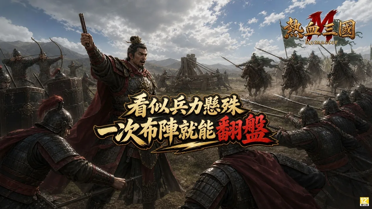 20260924新聞稿_名將不是抽來的,是打下來的!正版復刻《熱血三國M》登場,9月24日雙平台開放事前預約 image3