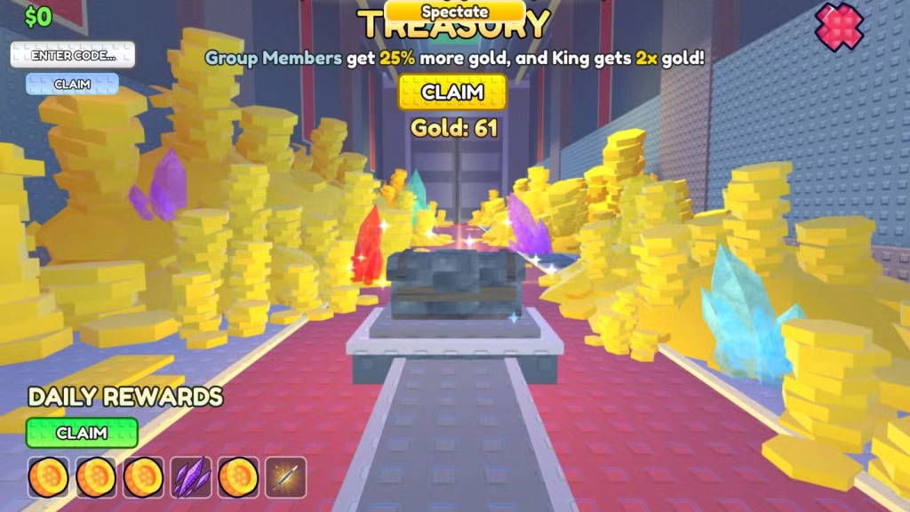 Roblox King Tower Codes ล่าสุด แจกโค้ดรับ Cash และ Shards ฟรี