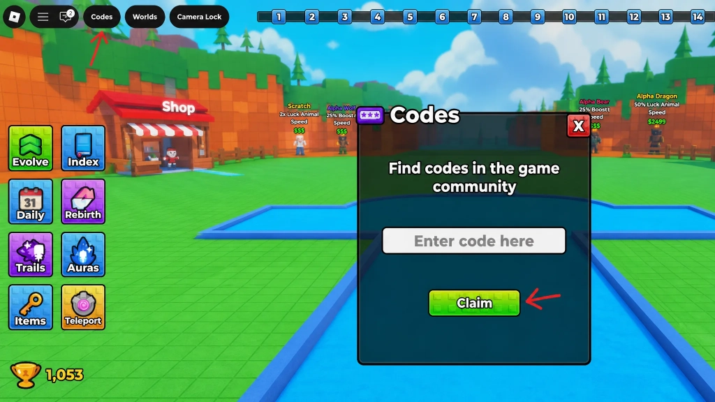Roblox +1 Speed Evolve Codes ล่าสุด รับ Speed Boost และ Wins Boost ฟรี