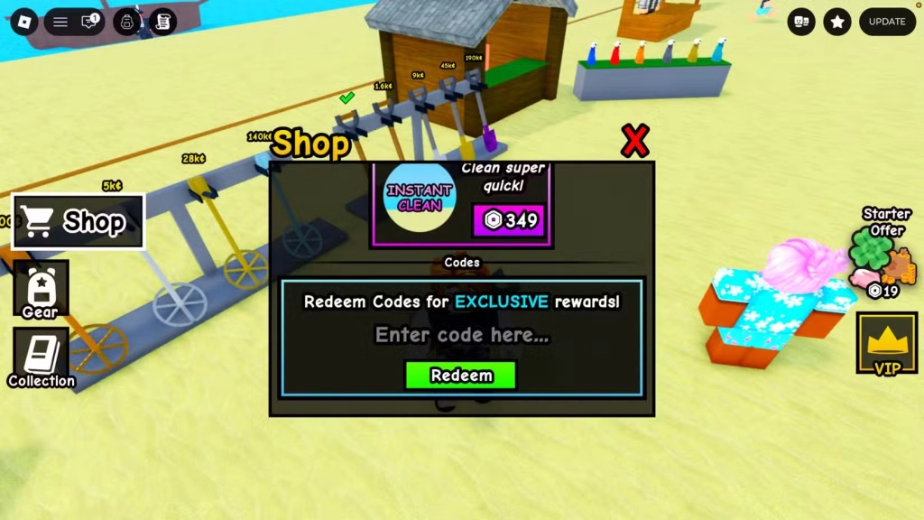 Roblox Dig and Clean Codes ล่าสุด รับ Luck Boost ฟรี พร้อมวิธีใช้โค้ด