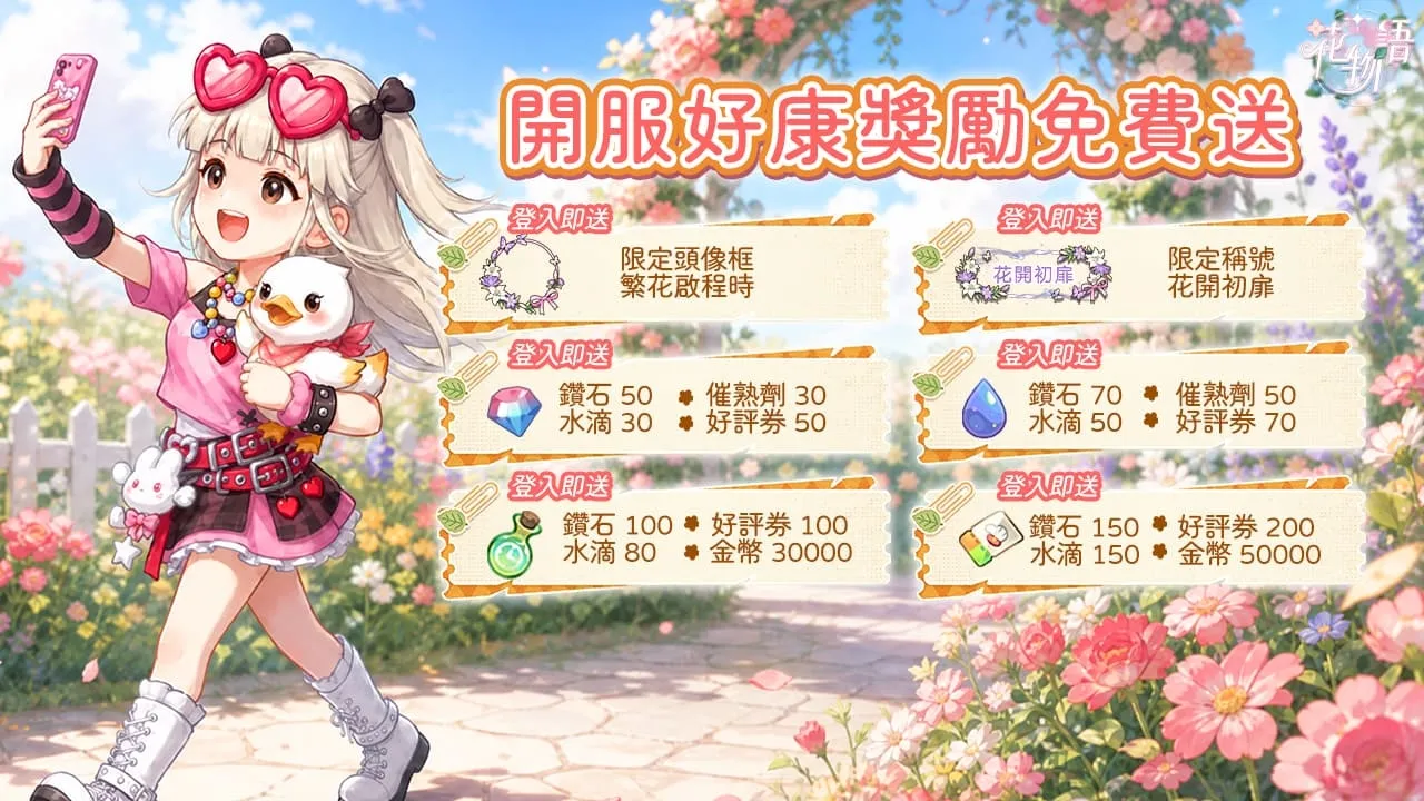 《花物語》雙平台正式上市!打造專屬療癒花店 真花、多肉植物免費送 把遊戲中的浪漫帶進現實 image5