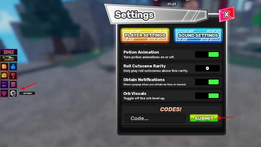 Roblox Unscathed Codes แจกโพชันฟรี Cash และวิธีใช้โค้ด