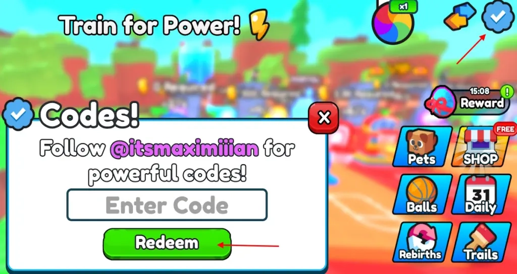 Roblox Basketball Training Codes ล่าสุด แจก Power Potion ฟรี