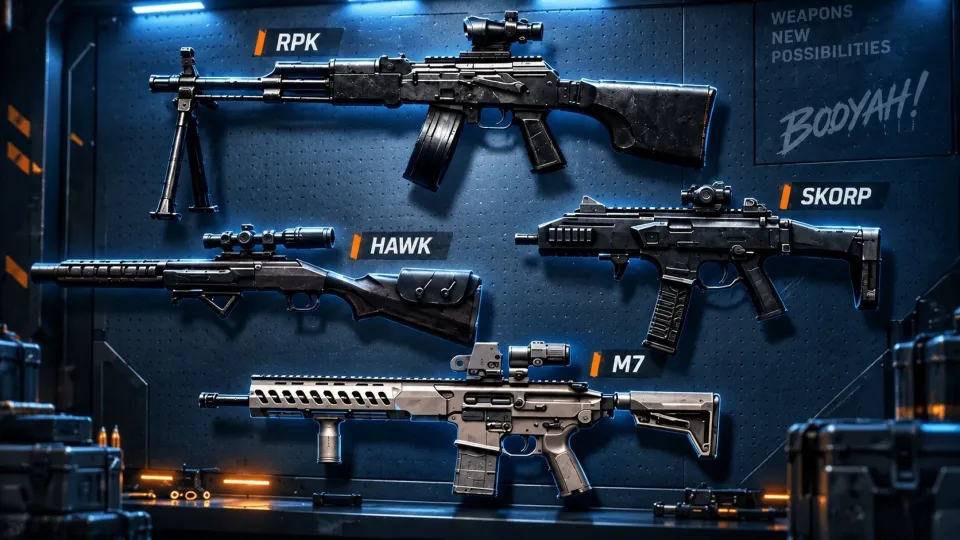 Four New Weapons Coming on October