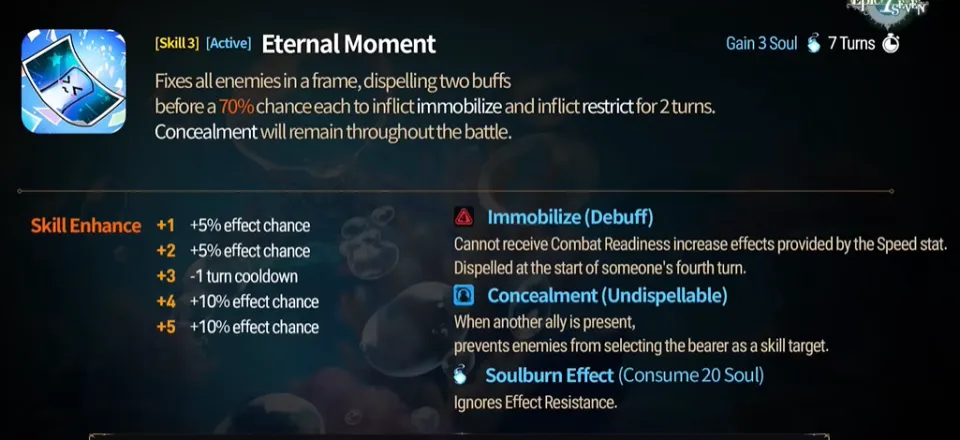 Skill 3: Eternal Moment