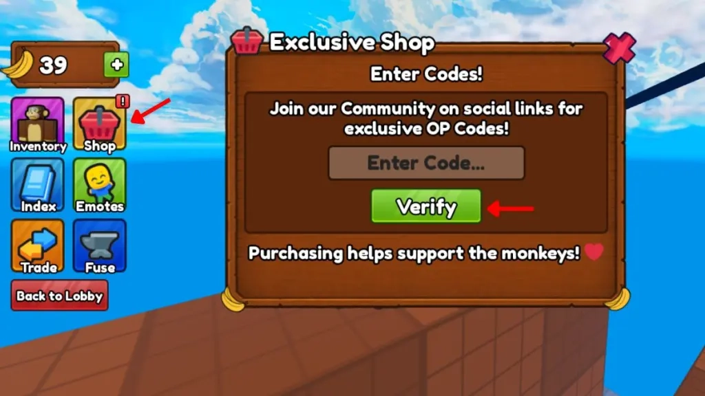 Roblox Monkey Bomb Tag Codes ล่าสุด แจกโค้ดรับ Bananas ฟรี